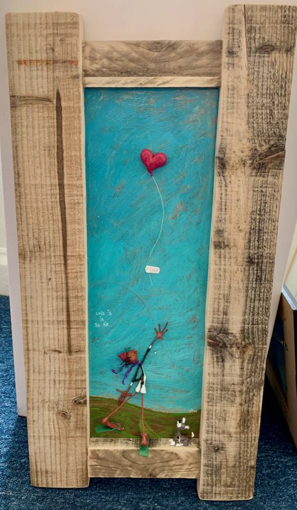 - on Acrylic, Painting by Dino De Zorzi, measuring 77 x 40 cm (H x W) £450